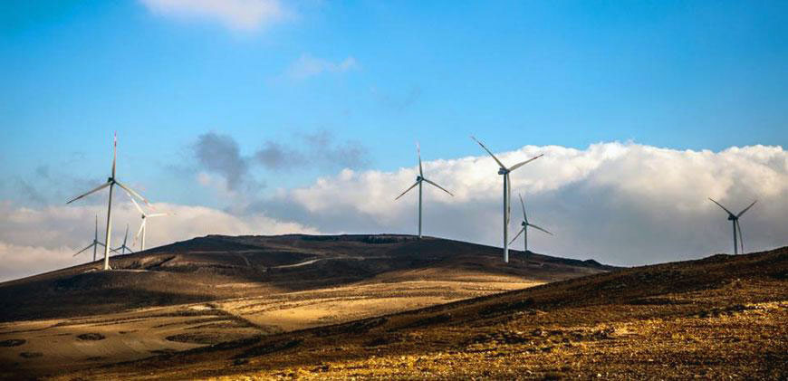   The Kingdom currently has five operational wind power plants in Ibrahimiyah, Hofa, Maan and Tafileh (File photo)