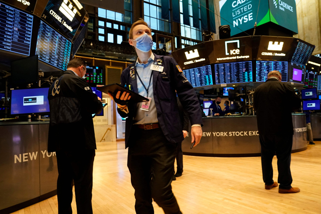 As interest rates go up, market corrections are expected, according to the IMF (AFP file photo)