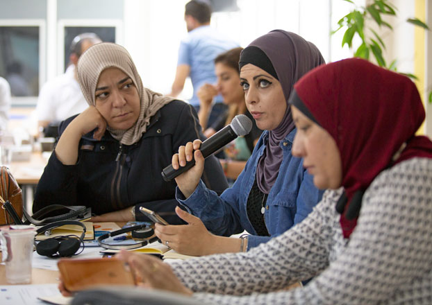  Educators at a recent workshop on media and information literacy skills in Amman (Photo courtesy of UNESCO)