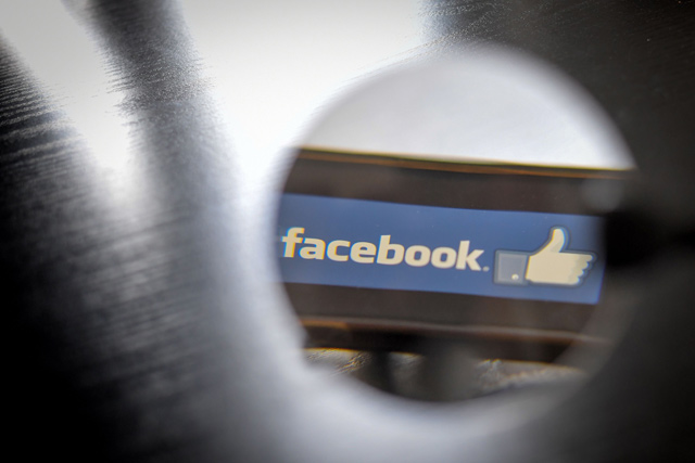 In this file photo taken on January 15, the logo of social network Facebook is displayed on a smartphone in Nantes, western France. Facebook and Instagram users lost access to the social network's applications in parts of the world on Wednesday,  as a result of an outage of undetermined origin (AFP file photo)