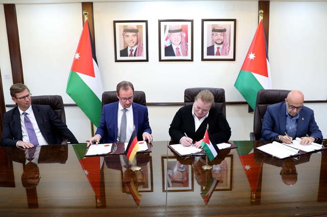 The first agreement aims to contribute to improving the cost-effective operation and maintenance of water supplies and sanitation infrastructure in the northern governorates (Photo courtesy of Ministry of Planning)