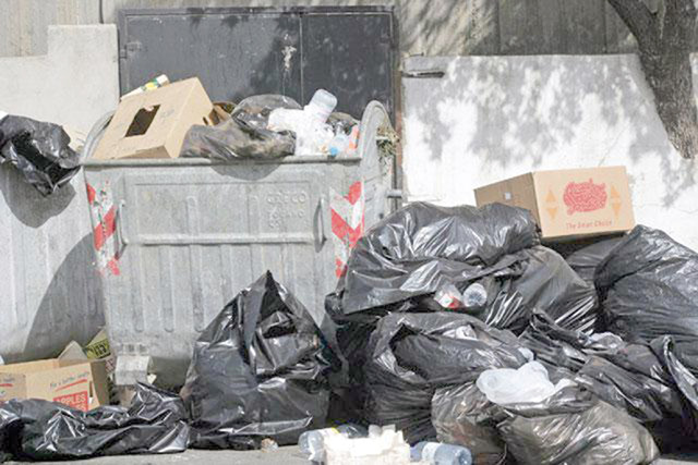 Growing industrialisation, high population growth and immigration rate have led to a rapid increase in solid waste generation in Jordan which has, in turn, put increasing pressure on the waste management infrastructure, according to reports (File photo)
