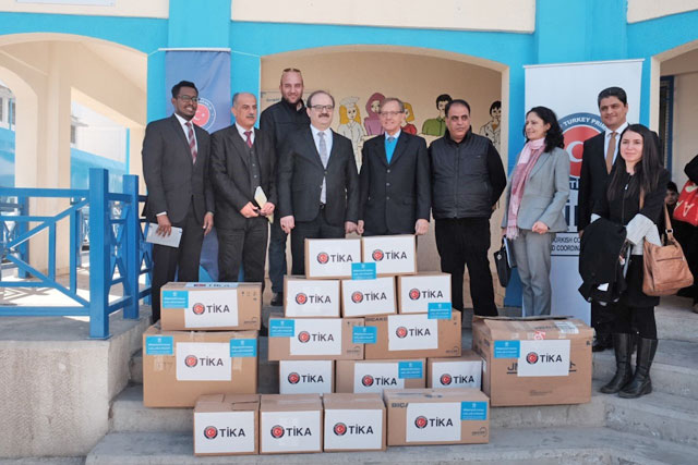 The Turkish Cooperation and Coordination Agency (TİKA) has donated an array of medical supplies to UNRWA Amman North Camp Health Centre, which benefits Palestinian refugees living in surrounding areas (Photo courtesy of UNRWA)