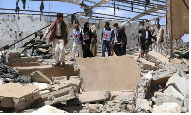 Rights group Amnesty International urged the United States on Monday to investigate possible violations of international law in a deadly strike on a migrant detention facility in rebel-held Yemen (AFP photo)