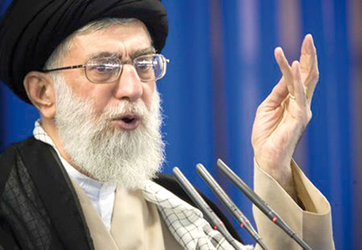 Iran's Supreme Leader Ayatollah Ali Khamenei speaks during Friday prayers in Tehran on  September 14, 2007 (Reuters photo)
