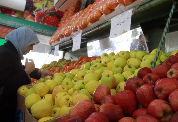 The Kingdom exported 783,000 tonnes of fruit and vegetables in 2015, which generated JD520 million in revenue  (Photo by Hassan Tamimi)