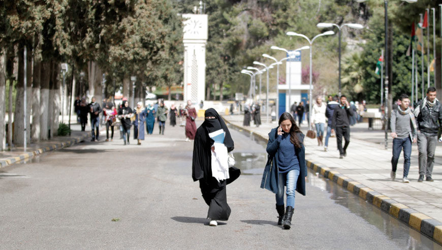 University of Jordan students have resumed a protest against hikes in tution fees, calling for transparency in implementing a deal reached with the administration previously  (Photo by Osama Aqarbeh)