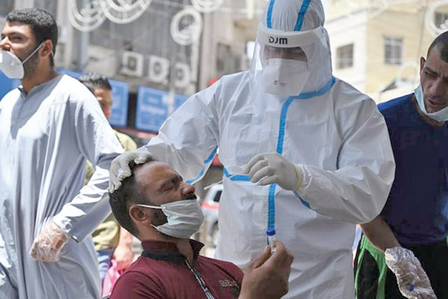 A total of 14,968 virus tests were conducted on Sunday, bringing the cumulative number of coronavirus tests administered since the outbreak of the pandemic to 6,839,470, according to the government  (JT file photo)