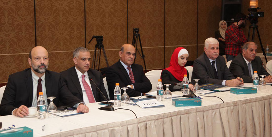 Participants attend a seminar in Amman last Thursday to discuss Jordan’s ranking on the Corruption Perceptions Index  (Petra photo)