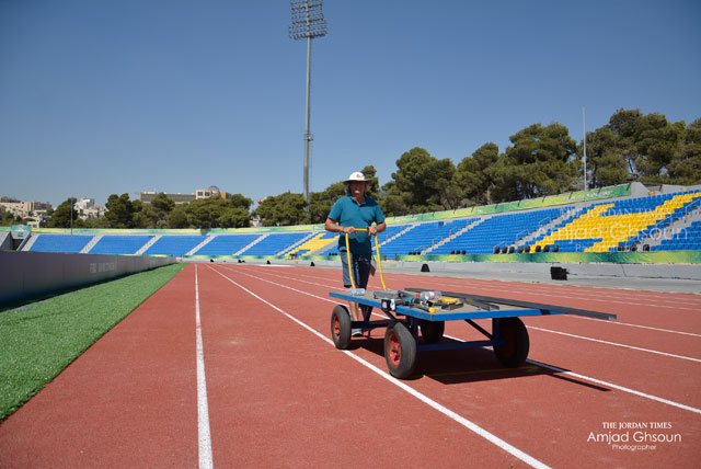 The Amman International Stadium will host the final match of the FIFA U-17 Women’s World Cup pitting Japan against North Korea on Friday (Photo by Amjad Ghsoun)