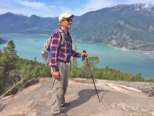 This handout photo released on Sunday by the family of Iranian-Canadian environmentalist Kavous Seyed Emami shows him at an unidentified location. Iran's academic community was in shock on Sunday following the death of renowned environmentalist Kavous Seyed Emami, who authorities claimed committed suicide in prison a fortnight after his arrest (AFP photo)