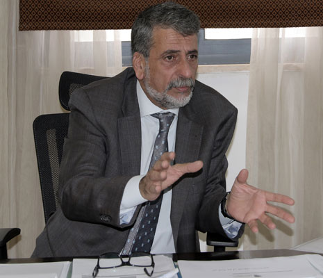 Independent Election Commission Chief Commissioner Khaled Kalaldeh says inciting voters to boycott the polls contradicts the values of good citizenship (Photo by Osama Aqarbeh)