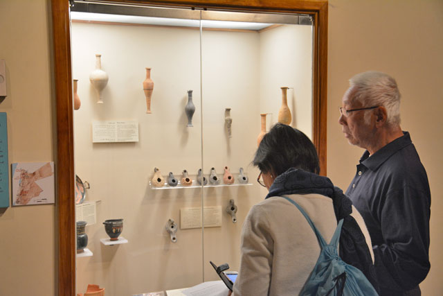 Tourists visit the Jordan Museum in Amman recently (Photo by Amjad Ghsoun)
