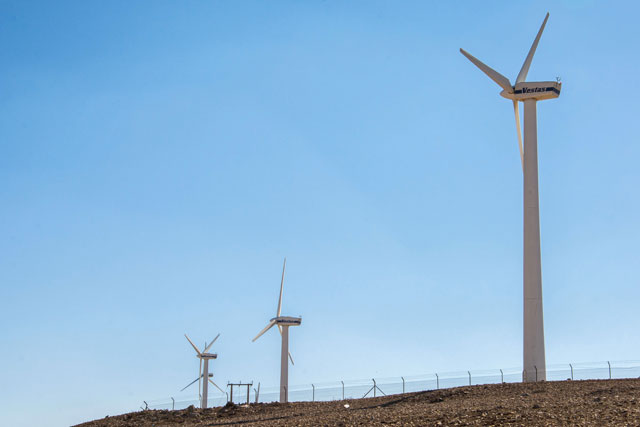 The wind speed in Jordan is around 10 metres per second in some areas  (Photo by Amjad Ghsoun)