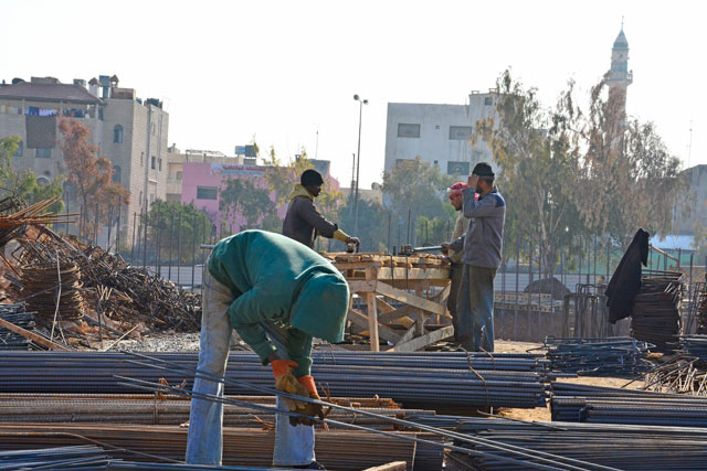 The Council of Ministers has scrapped a previous move to reduce the sales tax on reinforced steel, steel sheets and galvanised steel sheets used in construction, restoring the rate to 16 per cent (Photo by Amjad Ghsoun)