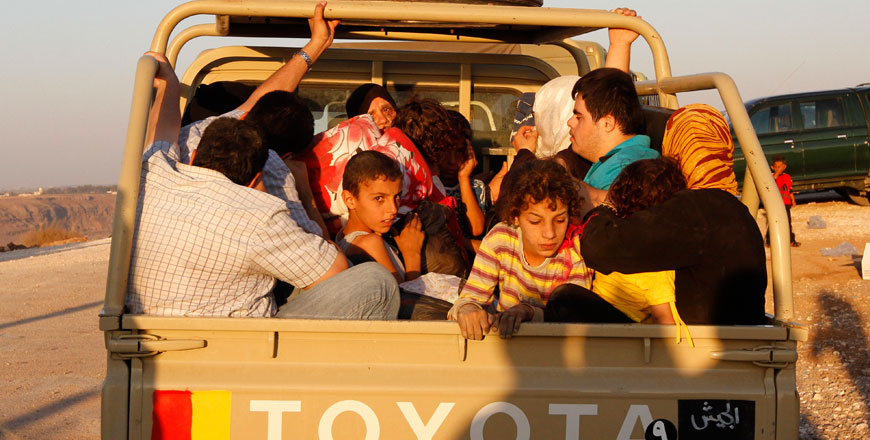 There are 1.4 million Syrians in the Kingdom, only around half of them registered as refugees, according to relief agencies (File photo)
