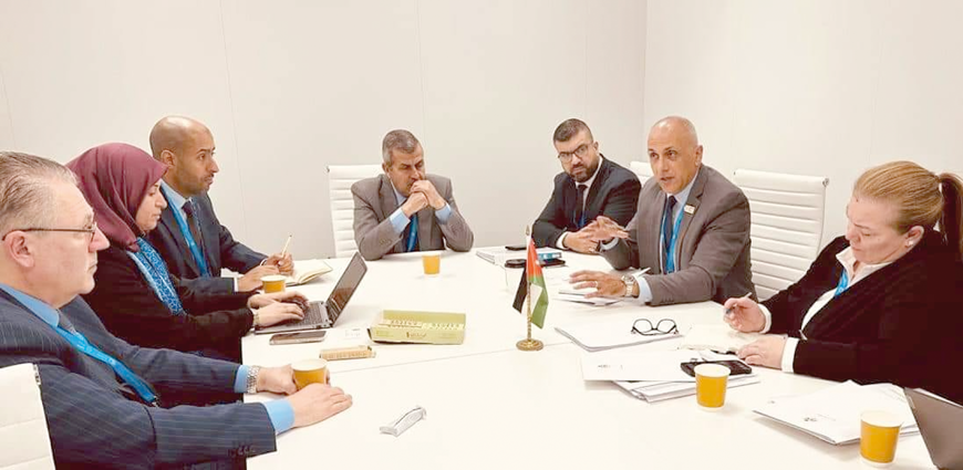 Ministers of environment, energy and mineral resources, and planning and international cooperation on Wednesday hold meetings with climate funds and partners (Petra photo)