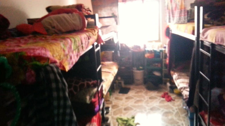 Labourers at a garment factory in Irbid were held in 'unhygienic' and 'overcrowded' rooms, according to a Public Security Department source and Tamkeen Fields for Aid    (Photo courtesy of Tamkeen Fields for Aid)