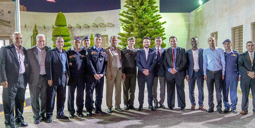 HRH Crown Prince Hussein, the Regent, joins veterans for an iftar hosted by the Hashemite Commission for Disabled Soldiers (Photo courtesy of Royal Court)