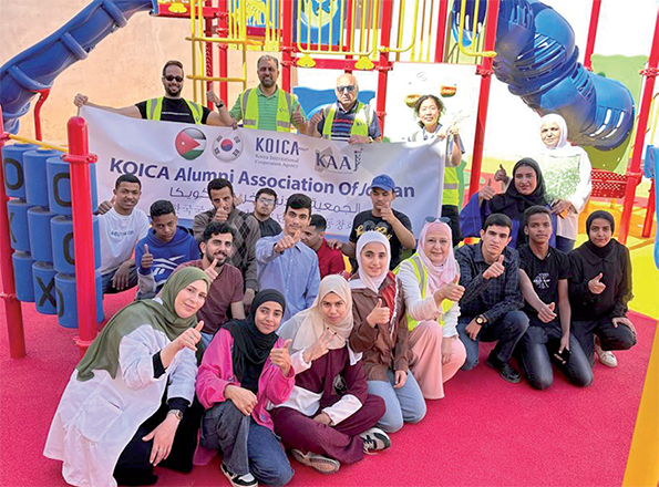 The KOICA Alumni Association of Jordan has organised an activity for 16 deaf and hard of hearing children in cooperation (Photo courtesy of KOICA)
