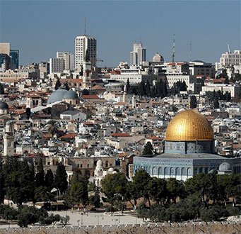 This file photo shows a general view of Jerusalem on December 1, 2017 (AFP photo)