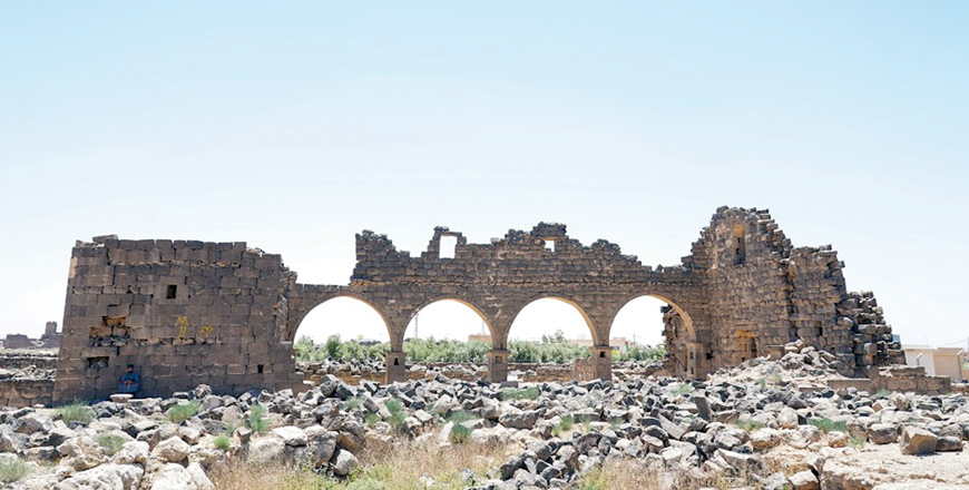 Remains of Umm Al Jimal, located some 17km northwest of Mafraq (Photo courtesy of Allison Mickel)