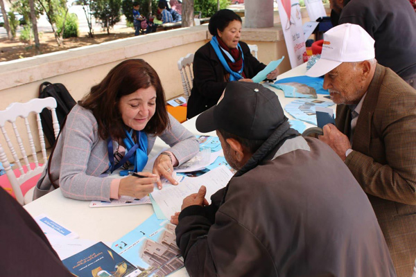 The nationwide campaign includes raising awareness on nutrition, sports and best health practices (Photo courtesy of the Jordan Diabetes Association)