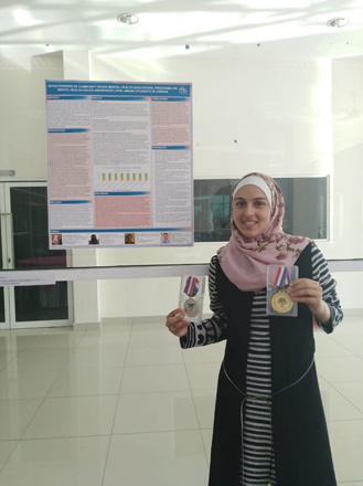Director of Jordan Chapter of Life In My Days Ala Abojaradeh participates in the International Muslim Mental Health Conference in Malaysia recently  (Photo courtesy of Jordan LIMD)