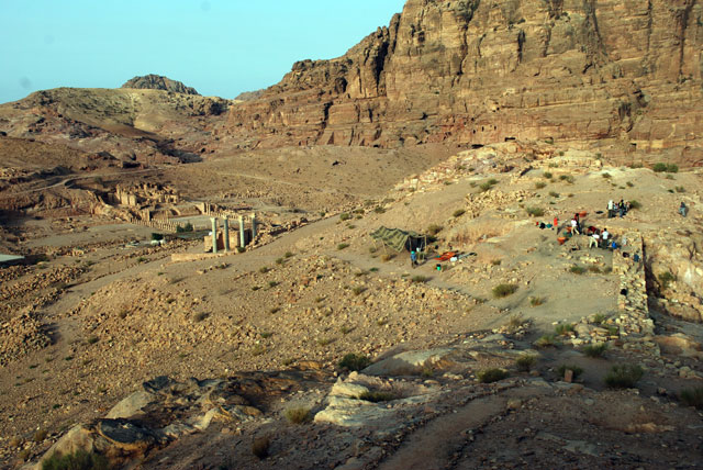 A view of the Great Temple in Petra is seen in this undated photo (Photo courtesy of Petra North Ridge Project)