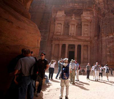   The Petra Development and Tourism Region Authority on Sunday says that the number of visitors to Petra increased by approximately 33 per cent during May, exceeding 465,000, compared with the same period last year (JT file photo)