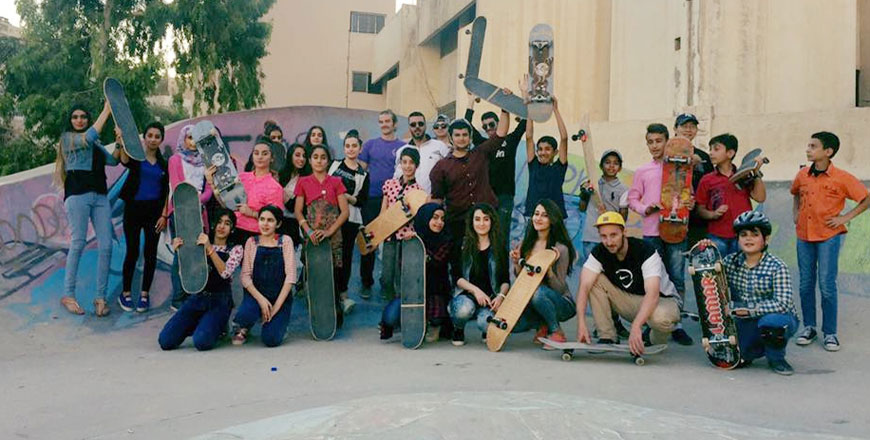 Youth from all social, cultural and financial backgrounds gather to the local skatepark to enjoy their passion in a safe environment (Photo by Samantha Robinson)