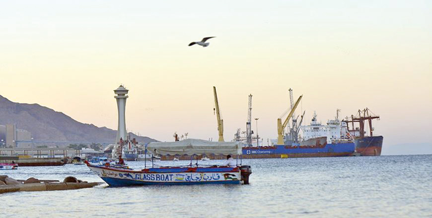 A view of the Aqaba port, located some 330 kilometres south of the capital (JT file photo)