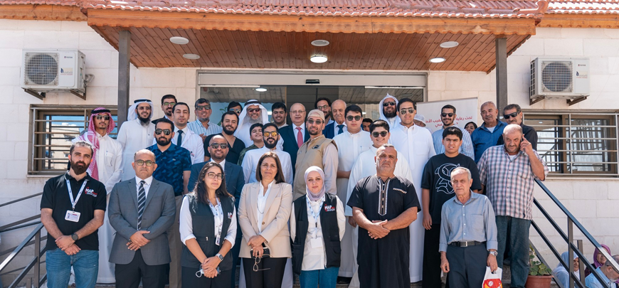 The campaign aims to perform 800 free cataract surgeries in Jordan as part of ongoing efforts to improve the quality of life for eye patients (Photo courtesy of Map Jordan)