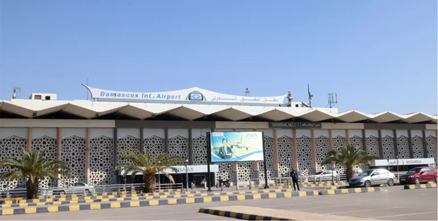 The Damascus International Airport terminal (AFP photo)