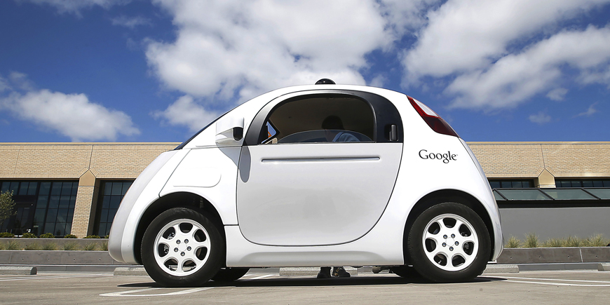 In this May 13, 2015, file photo, Google’s new self-driving prototype car is presented during a demonstration at the Google campus in Mountain View, California   (AP photo )