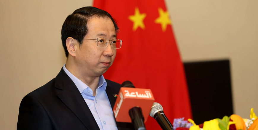 Chinese Ambassador to Jordan Chen Chuandong on Thursday underscores the vital role of journalists and media in boosting Jordan-China relations (Petra photo)