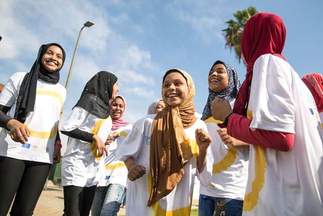 The Compact for Young People in Humanitarian Action was launched as a ‘concrete and deliberate step by the humanitarian community to work with and for young people’ (Photo courtesy of UNFPA Jordan)