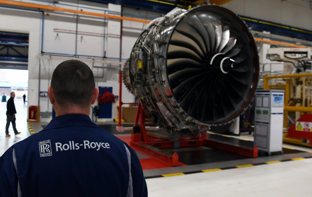 Shares in Rolls-Royce have more than doubled in price this year as the company moves to reduce costs (AFP file photo)