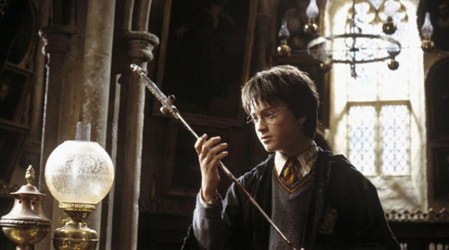 The Godric Gryffindor Sword as seen in a scene from the film ‘Harry Potter and the Chamber of Secrets’ (AFP photo)