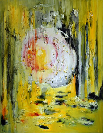 Artworks from Hind Nasser’s ‘Zero horizon’ exhibit at Wadi Finan Art Gallery (Photo courtesy of Wadi Finan Art Gallery)