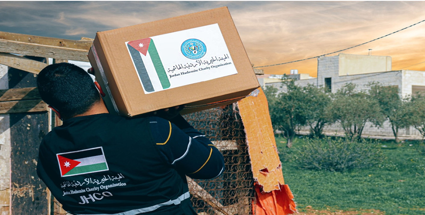 The Jordan Hashemite Charity Organisation (JHCO) provides aid to more than 22,000 individuals since the start of Ramadan as part of its ongoing humanitarian campaign (Petra photo)