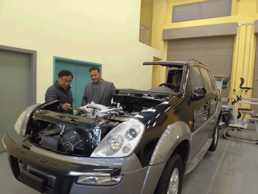 The Jordanian-Korean Industrial Secondary School for Boys in Zarqa  is the fruit of collaborative efforts of the Korea International Cooperation Agency, Dong-Rui University and the German Agency for International Cooperation, and the Ministry of Education, according to officials (Petra photo)