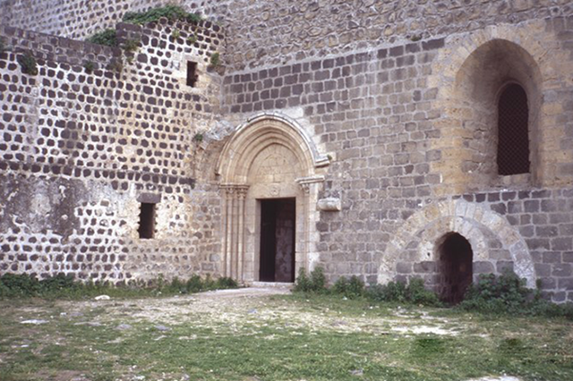 The Marqab Castle chapel entrance (Photo courtesy of ACOR)