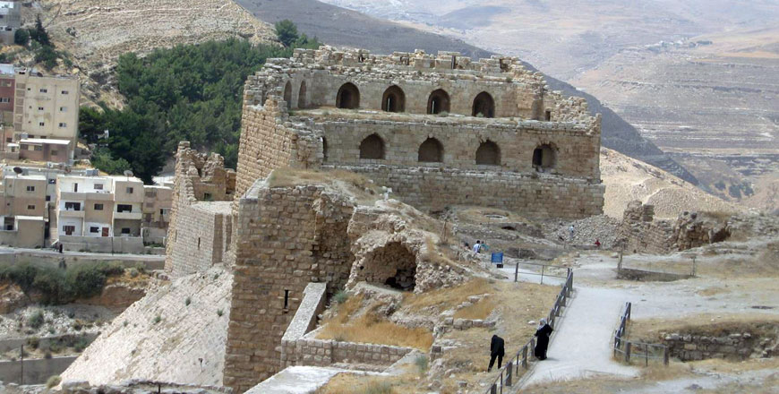 The Karak Castle served as a destination for exiles during Mamluk period (1260-1517)  (Photo courtesy of Bethany Walker)