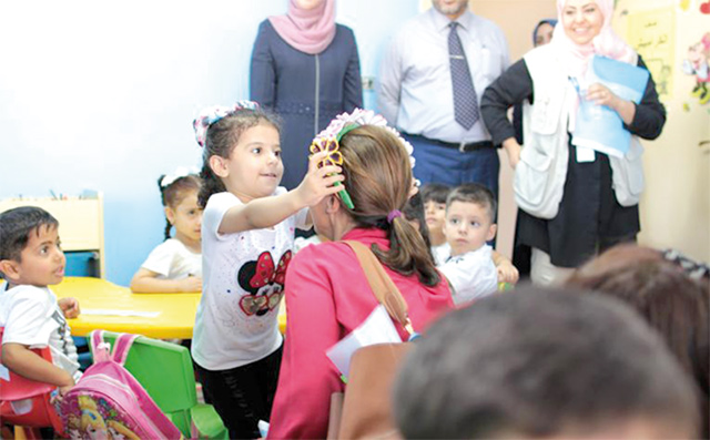 The Social Security Corporation’s launch of the support programme for daycares’ operational costs, generally received positive feedback (Photo courtesy of UNICEF Jordan website)