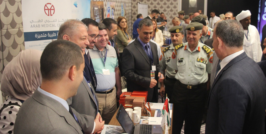 Renowned Jordanian medical institutes display their services and achievements at the International Medical Tourism Conference in Amman (Photo courtesy of the Jordan Tourism Board)