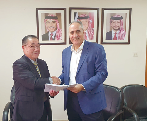National Electricity Power Company and the Japan International Cooperation Agency on Monday signed an agreement to oversee a project involving the replacement of electric load protection systems at several key transformer stations (Petra photo)