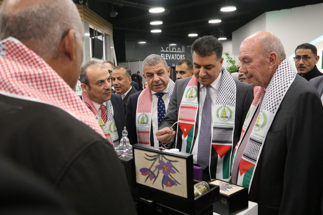 The Jordan HortiFuture Project participated in the 23rd National Olive Festival and Rural Products Exhibition on Thursday in collaboration with NARC and the Ministry of Agriculture, along with various local and international partners (Photo courtesy of Mercy Corps)