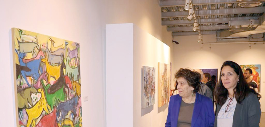 HRH Princess Wijdan Al Hashemi, president of the Royal Society of Fine Arts and founder of the Jordan National Gallery of Fine Arts at the event (Photo courtesy of Jordan National Gallery of Fine Arts)