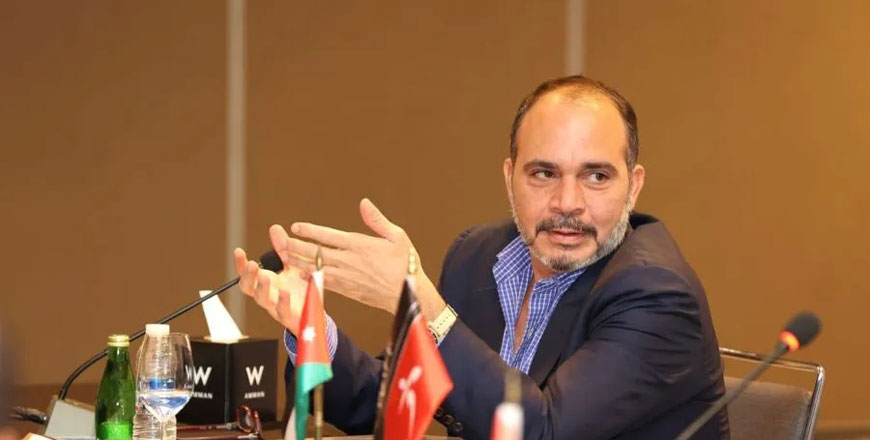 HRH Prince Ali, president of the Jordan Football Association (JFA), on Sunday reiterates the JFA’s firm stance that sport should be a platform for unity and solidarity rather than discrimination or injustice (Petra photo)